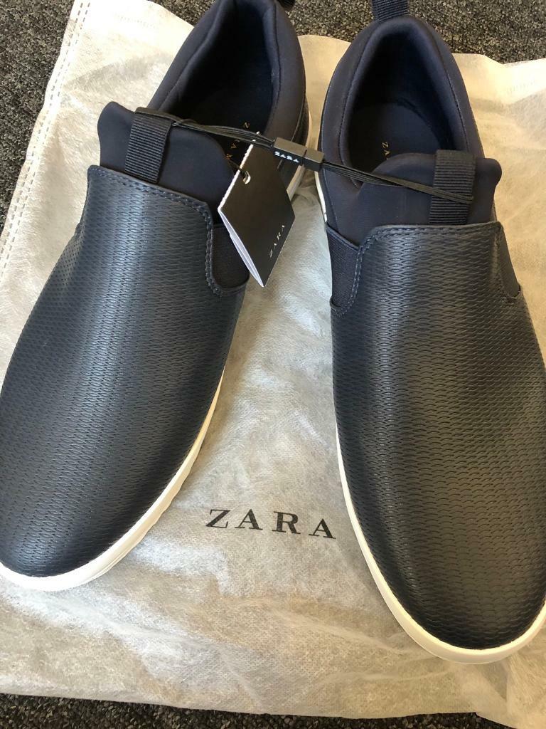 zara laceless sneakers